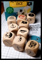 Dice : Dice - Game Dice - Pirate Adventure Dice by Laurence King Pub 2014 - Gift from Charlotte Jan 2015